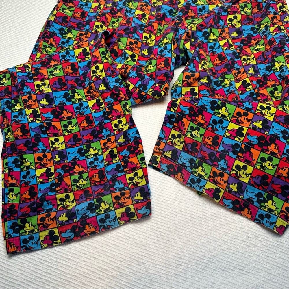 Disney Parks Mickey Mouse Colorful Pajama pants - Picture 4 of 4